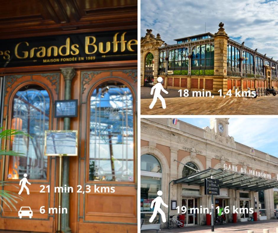 Le Spacieux Anatole, T3 Bis, Centre Ville Narbonne Ngoại thất bức ảnh